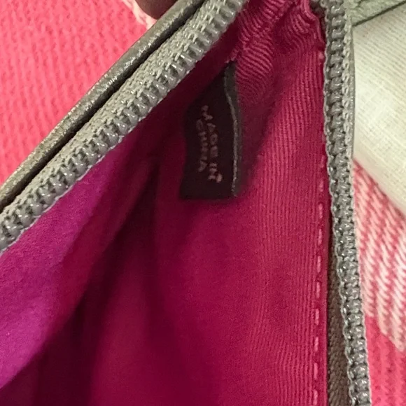 Coach Patchwork Pink & Silver Wristlet - Picture 7 of 8